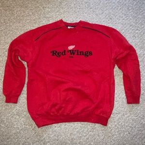 Vintage NHL Detroit Red Wings Embroidered Crewneck Sweatshirt